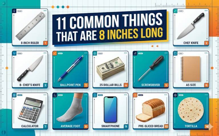 10 Common Things That Are 8 Inches Long
