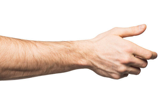Average Male Hand