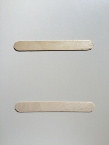 2 Popsicle Sticks