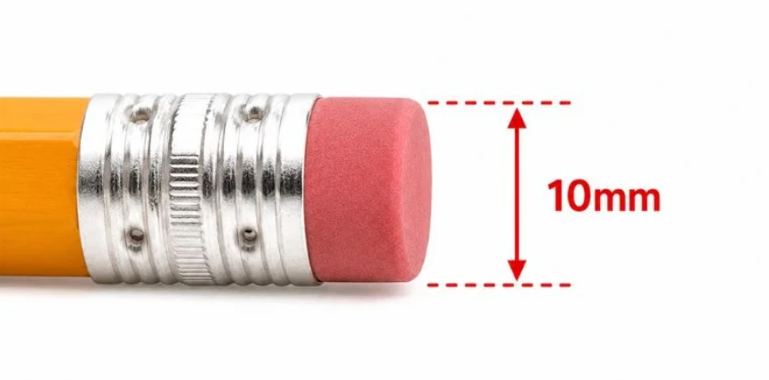 1. Pencil Eraser Width