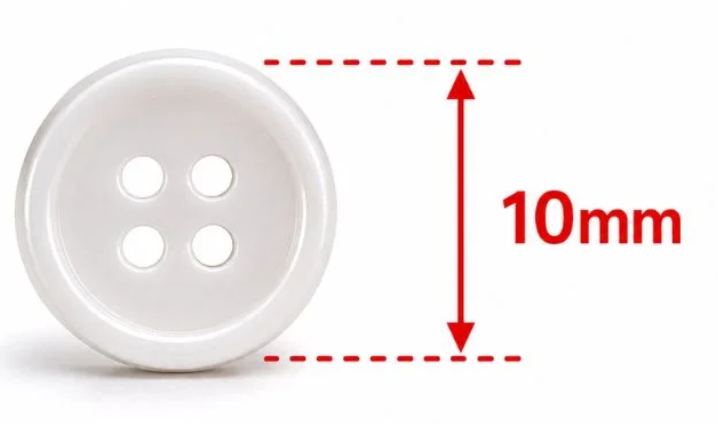 3. Small Shirt Button