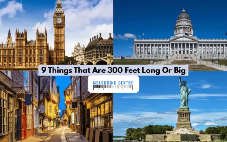 How long is 300 feet