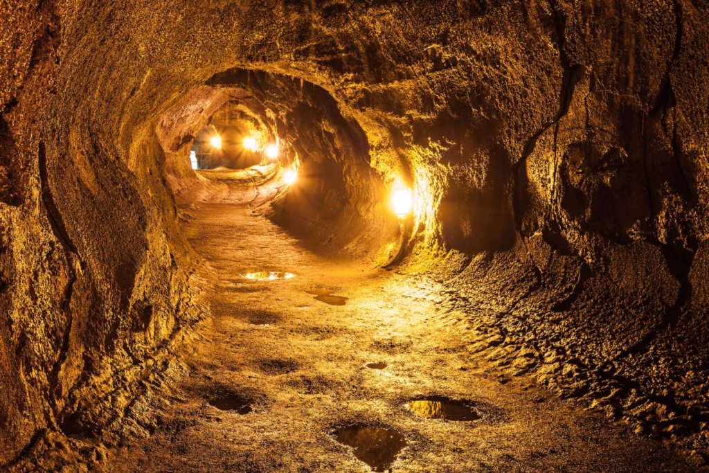 9. Volcano Lava Tubes