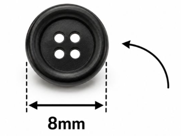 Standard Button Thickness