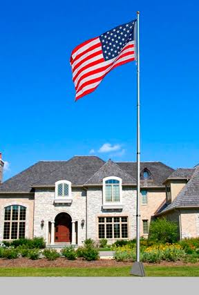 5. A Residential Flagpole
