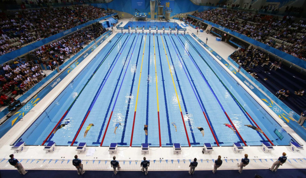 Three Olympic Swimming Pools