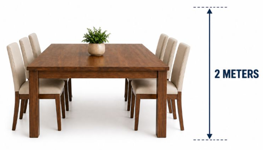6. Large Dining Table Length